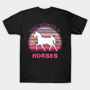 Easily Distracted By Horses T-Shirt